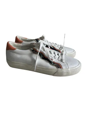 MADEWELL Women's Ruffle Leather Trainers Sneakers Size 7.5 thumbnail 6