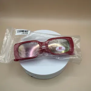 Juicy Couture Ivor Red Rectangular Sunglasses 100% UV Protection 0214292311 NEW‎ thumbnail 3