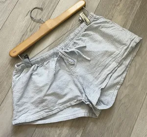 Brandy Melville Shorts striped boxer womens Blue White (one size) coquette sleep thumbnail 1