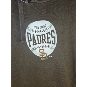 NWT Fanatics Womens Brown San Diego Padres Hoodie Medium thumbnail 3