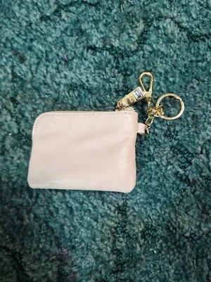 Steve Madden Leather Coin Purse Keychain thumbnail 5