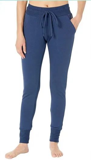 NWT Free People Movement Sunny Skinny Joggers Navy Blue Size Small FP thumbnail 1