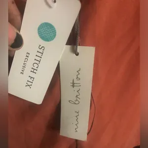Nine Britton stitch fix top it’s like a coral orange color size XXL NWT thumbnail 4