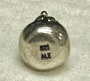 Authentic PANDORA Sterling Silver Retired Snowman Bead Charm #790374 ⛄️ thumbnail 4