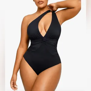 NEW Smart Sculpt Shapellx Ruched Twist- Front Shaping Swimsuit XXL thumbnail 1