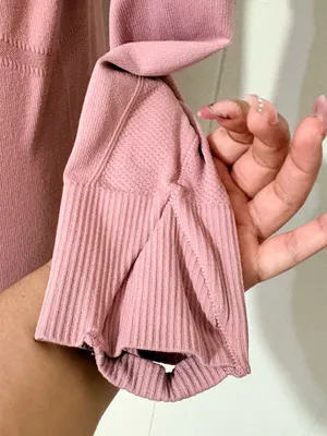 Lululemon Swiftly Tech Long Sleeve Shirt Pink Running Top Tagless thumbnail 9