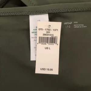 Aerie NWT Camo Green Bikini Bottom Full Coverage Moderate Swim Bottom Large thumbnail 8