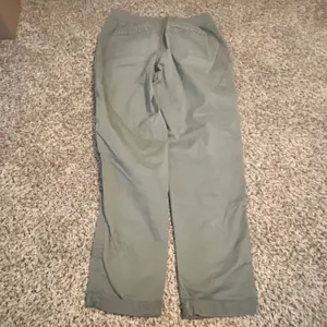 Eddie Bauer Womens Olive Green Pull On Elastic Waist Straight Leg Pants Size‎ 8 thumbnail 4
