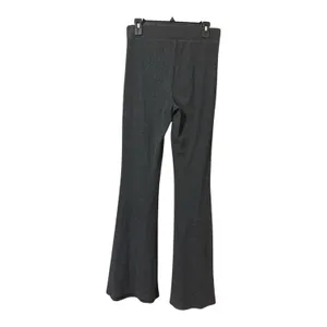 Aerie Ribbed Flare Pants Size Medium Grey thumbnail 3
