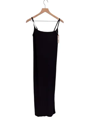 NWT Skims Fits Everybody Maternity Dress onyx Large thumbnail 5