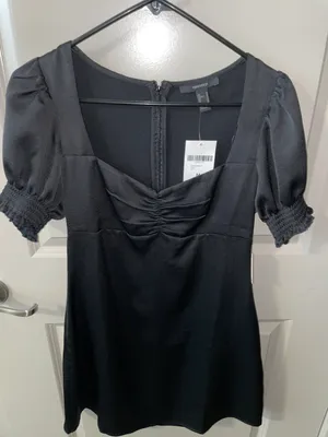Forever 21 Mini Black Dress thumbnail 1
