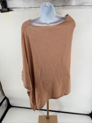 Peter Millar Texas A&M Essential Cashmere Poncho Camel NWOT thumbnail 9