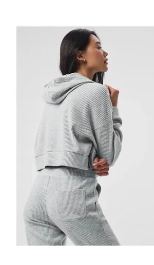 Alo Muse Hoodie Athletic Heather Grey S thumbnail 6