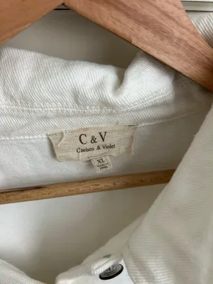 Chelsea & violet White denim matching set  thumbnail 6