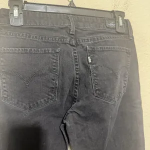 Levi’s Levis Women’s Skinny Jeans Black Denim 27x28 Ankle Classic‎ Low Rise thumbnail 3