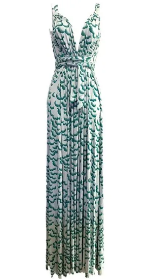 NWT Rachel Pally Athena Dress in Bayou Cloud thumbnail 1