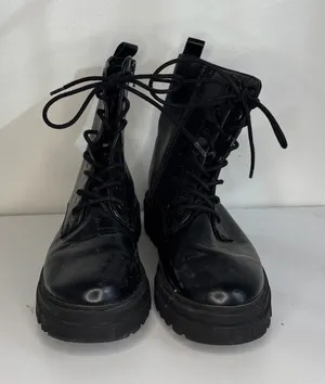 a new day- Black Combat Boots thumbnail 1