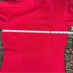 Boden Womens Size 4 Strawberry Red Pink Ribbed Cotton Knit Pocketed Sheath Dress thumbnail 7