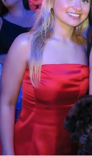 ZARA Strapless Satin Top thumbnail 1