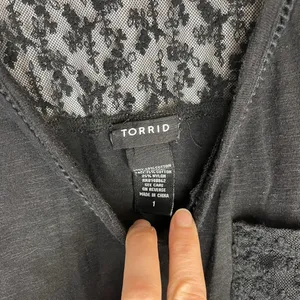 Torrid Lace Shoulder Shirt thumbnail 6