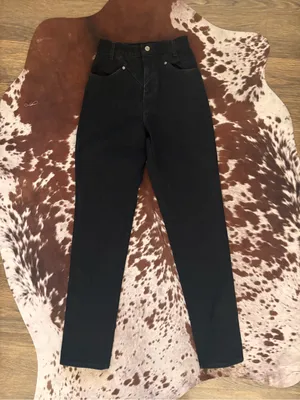 Vintage‎ Ozark Mountain Black High-Waist denim Women’s Jeans thumbnail 4
