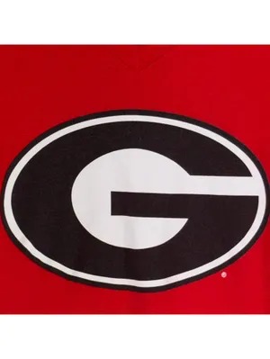 Fanatics Georgia Bulldogs Red V-Neck Graphic T-Shirt Women’s Small NCAA thumbnail 3