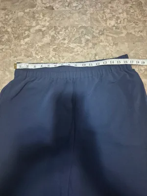 Madewell Huston navy blue professional Pull-On Crop Pants Womens Size Large thumbnail 8