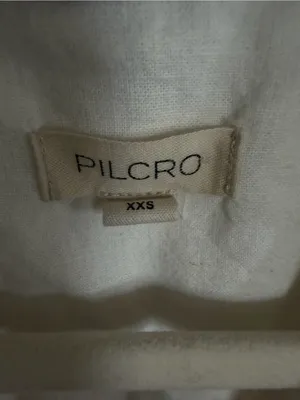 Pilcro Sleeveless V-Neck Linen Blend Flounce Mini Dress thumbnail 5