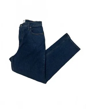 Abercrombie Curve Love Ultra High-Rise 90s Straight Jeans Dark Wash thumbnail 4
