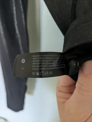 Lululemon Align Long Sleeve Shirt Shine Black 4 thumbnail 6