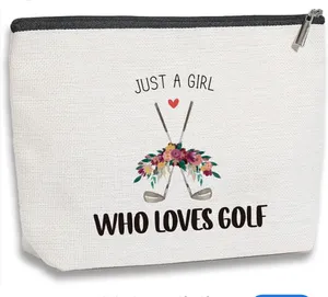 New Amazon White Golf Cosmetic Bag thumbnail 1