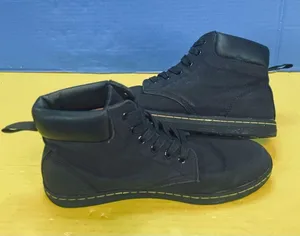 Dr Martens Maelly Women’s Black Canvas Ankle Boots Booties Lace Up Size US 10 thumbnail 5
