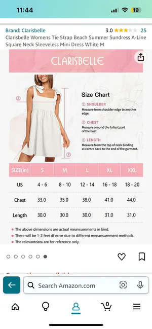 White Sundress Size M thumbnail 6
