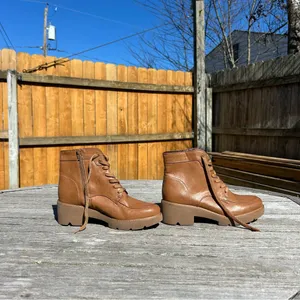 NATURALIZER Catherine Womens‎ Faux Leather Block Heel Ankle Boots size 8.5 thumbnail 2