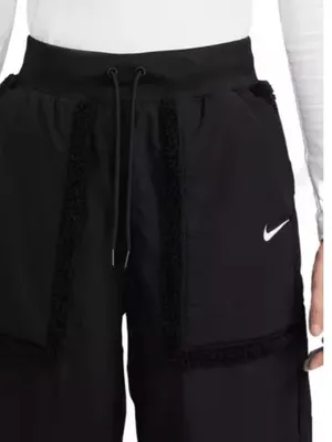Nike Women's Sportswear Essential Woven High-waisted Winter Pants sz M thumbnail 7