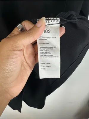 Figs Black Catarina One-Pocket‎ Scrub Top Women’s Sz XXL thumbnail 4