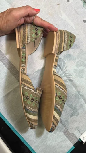 Isaac Mizrahi Green woven ballerina flats shoes thumbnail 9