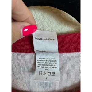 Hanna‎ Andersson Penguin Pajama Top Womens Medium Long Sleeve Cotton Christmas thumbnail 4