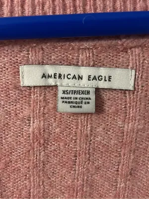 AE Cropped Ribbed Cardigan thumbnail 3