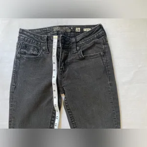 Miss Me Skinny Jeans Style no: MY736253 Color: BLK 01‎ Inseam 30 thumbnail 6