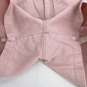 Gloria Vanderbilt Vintage Baby Pink Pastel High Rise Jean Shorts Retro Denim 12 thumbnail 8
