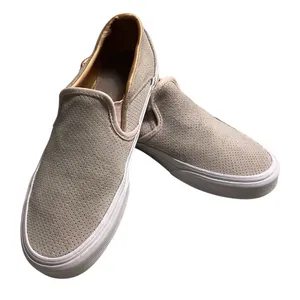 Vans Women's Beige Slip-On Sneakers, Size 7 thumbnail 9