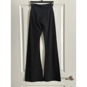 OFFLINE by Aerie Black OG Cotton High Rise Flare Leggings Small thumbnail 4
