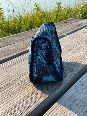 Cute Owl Cosmetic Toiletry Bag 2-Compartment Travel Organizer thumbnail 2