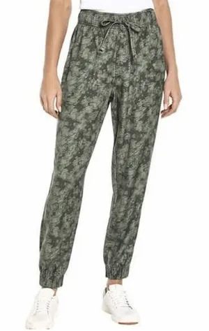 ORVIS Jogger Pants Women XL Green Digital Camo Tencel Lyocell Relaxed Travel NWT thumbnail 1