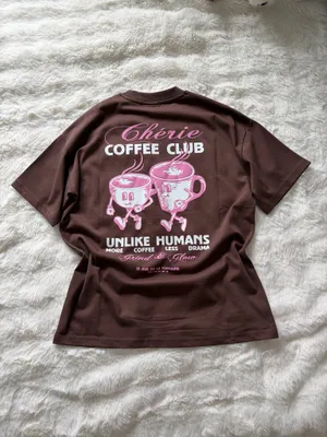 Unlike Humans Brown Graphic Tee thumbnail 6