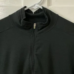 REI 1/4 Zip Pullover Women M Black UPF 50+ Athletic Hiking Base Layer Gorpcore Size M thumbnail 2