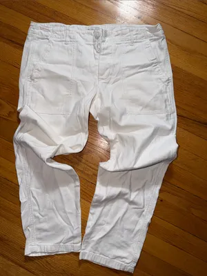 American Eagle Outfitters White Cargo Pants thumbnail 2