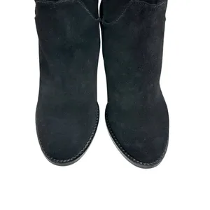 Blondo Waterproof Black Suede Tall Knee High Block Heel Boots Size 6.5M NEW thumbnail 5