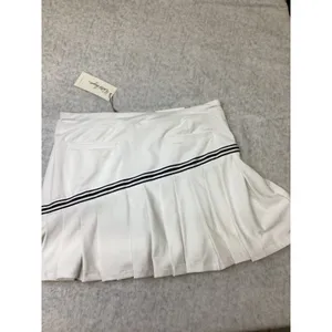 Walter Hagen Womens Clubhouse 17 Pleated Skort Stripe Large NEW needs wash c pic thumbnail 6